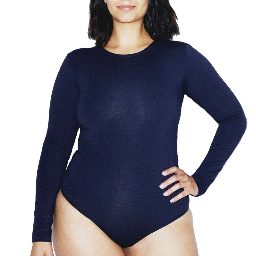 American Apparel Women's Long Sleeve Bodysuit - M